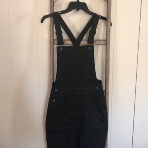 SIZE XS MADEWELL OVERALLS BLACK DENIM